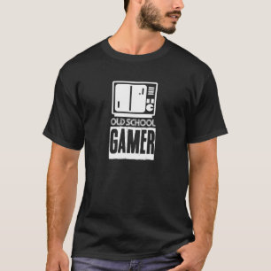 Camiseta Viejos juegos de video en la escuela