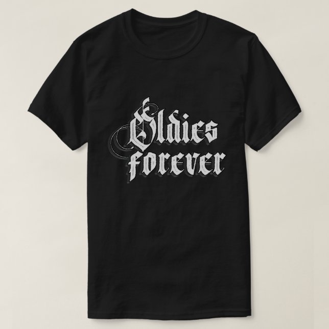 Camiseta Viejos para siempre (Diseño del anverso)