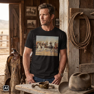 Camiseta Viejos Vaqueros, A Dash For Timber de Remington