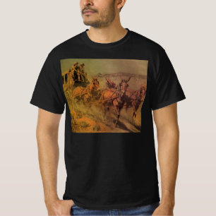 Camiseta Viejos Vaqueros, La diligencia por John Borein
