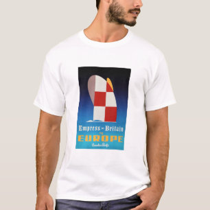 Camiseta Viejos viajes de barcos a vapor de la Emperatriz d
