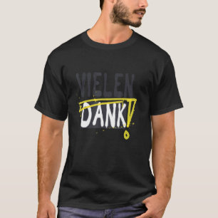 Camiseta Vielen dank Graffiti Artista Street Graffiti Etiqu