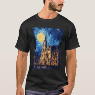 Camiseta Viena Austria - Catedral de San Esteban Van Gogh