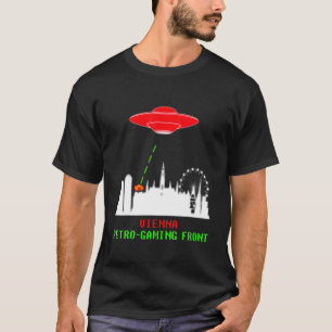 Camiseta Viena Austria Invasion Retro Gaming Ufo