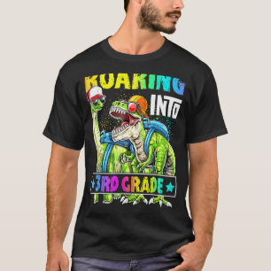Camiseta Viendo a Dinosaurio De 3er Grado De Vuelta Al Esco