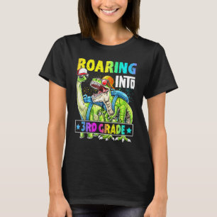 Camiseta Viendo a Dinosaurio De 3er Grado De Vuelta Al Esco