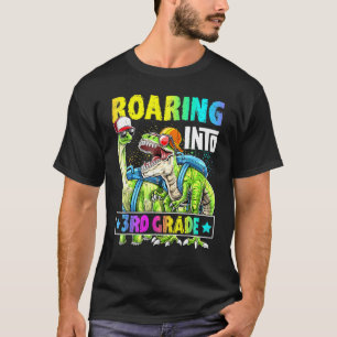 Camiseta Viendo a Dinosaurio De 3er Grado De Vuelta Al Esco