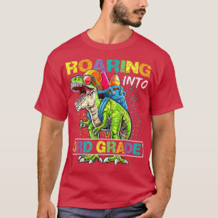 Camiseta Viendo a Dinosaurio de 3er grado para volver a Sch