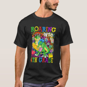 Camiseta Viendo A Dinosaurio De 4º Grado Para Volver A Scho