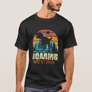 Camiseta Viendo a Dinosaurio De Primer Grado De Vuelta Al E