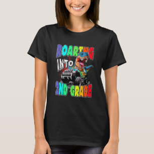 Camiseta Viendo a Dinosaurios de 2º Grado de vuelta a la es