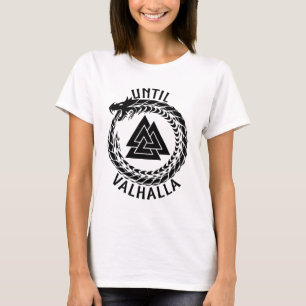Camiseta Viendo a Jormungandr hasta Valhalla