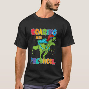 Camiseta Viendo a los dinosaurios del preescolar de vuelta