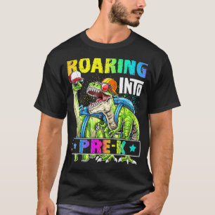 Camiseta Viendo a los dinosaurios pre-K de vuelta a los esc