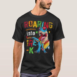 Camiseta Viendo A Los Niños De Dinosaurios Preescolares De