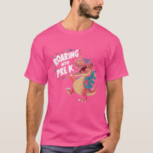 Camiseta Viendo a los precintos dinosaurios T-Rex de vuelta