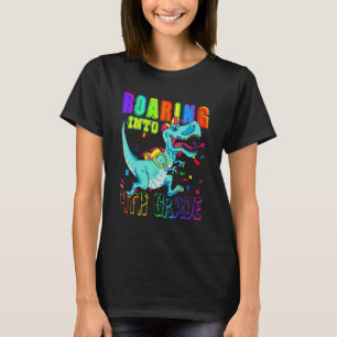 Camiseta Viendo a un cuarto grado de dinosaurio de vuelta a