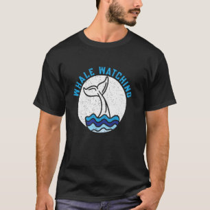 Camiseta Viendo ballenas Mar Animal Biólogo marino Long Sl