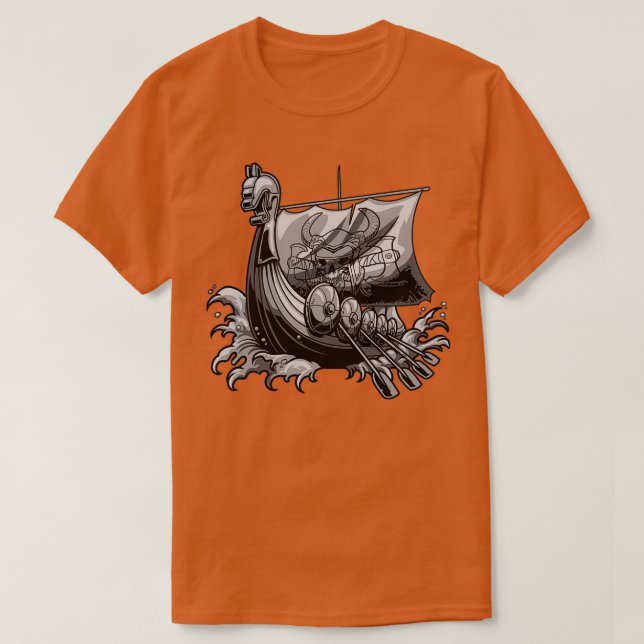 Camiseta Viendo el guerrero nórdico Valhalla 7 (Diseño del anverso)