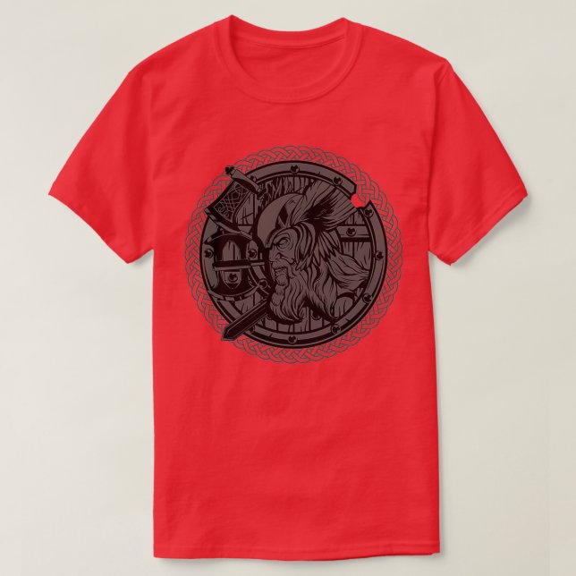Camiseta Viendo el guerrero nórdico Valhalla 9 (Diseño del anverso)