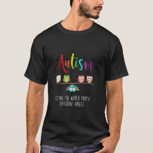 Camiseta Viendo el mundo desde un ángulo diferente Autismo