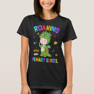 Camiseta Viendo En Dinosaurio De La Escuela Primaria De Vue