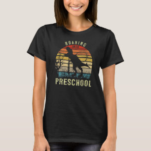 Camiseta Viendo En Dinosaurio Preescolar El Primer Día De V