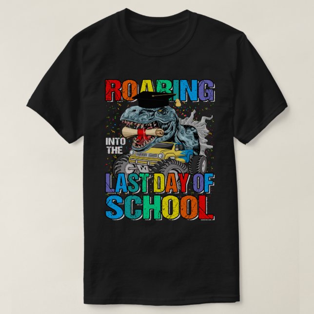 Camiseta Viendo En El Último Día Del Monstruo Escolar (Diseño del anverso)