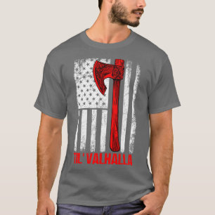 Camiseta Viendo la bandera estadounidense
