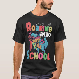 Camiseta Viendo por el dinosaurio 2 de Dino escolar
