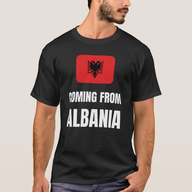 Camiseta Viene de Albania (Anverso)