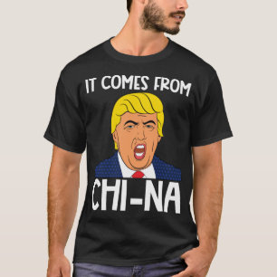 Camiseta Viene de China el gracioso discurso de humor de la