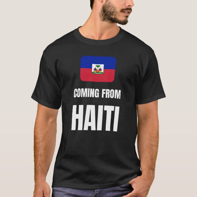 Camiseta Viene de Haití (Anverso)