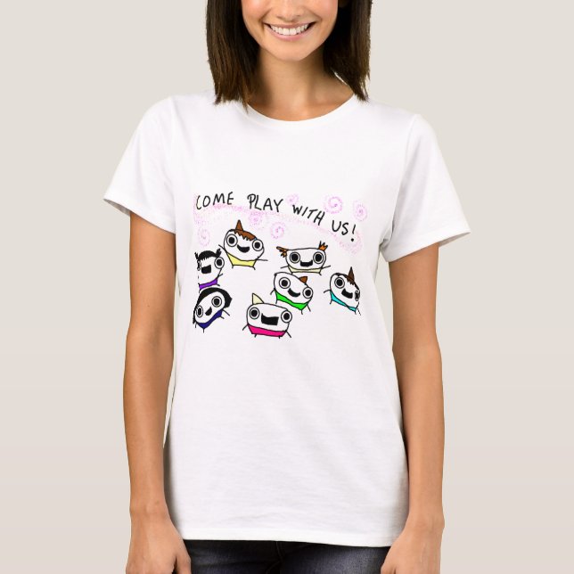 Camiseta "Viene el juego con nosotros " (Anverso)