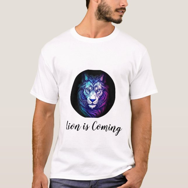Camiseta Viene el león (Anverso)