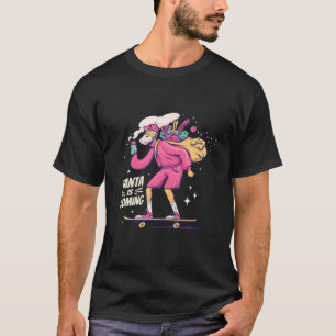 Camiseta Viene el Santa de Longboard - Navidades Guay Santa