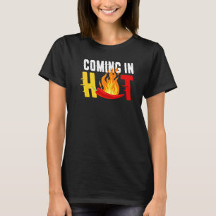 Camiseta Viene En Un Pun De Pimienta Caliente Para Comer