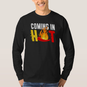 Camiseta Viene En Un Pun De Pimienta Caliente Para Comer
