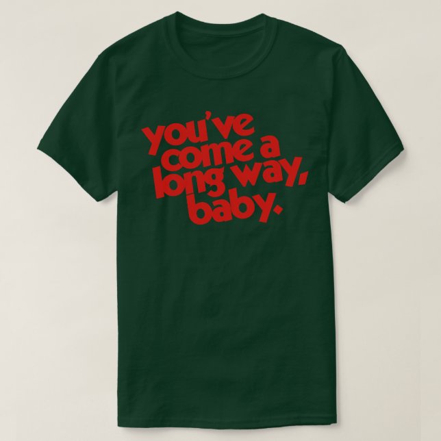 Camiseta Vienes por un largo camino bebé (Diseño del anverso)