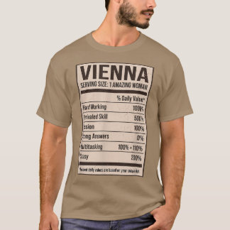 Camiseta Vienna Nutrition Facts Name Nickname Alias Title F