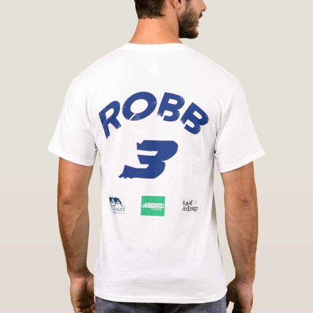 Camiseta Vientos remolinos de madera Robb T (Reverso)