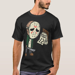 Camiseta Viernes 13.ª divertida película de terror de Hallo