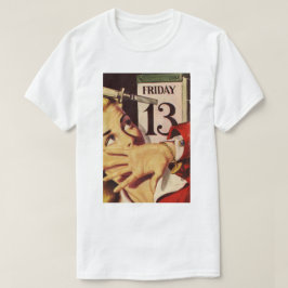 CAMISETA VIERNES 13.ª IMPRESIÓN DE VINTAJE
