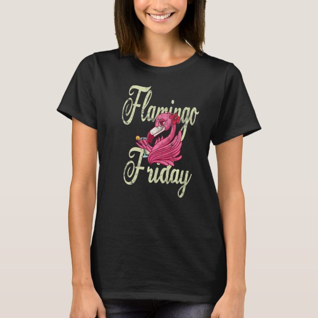 Camiseta Viernes de Flamingo (Anverso)