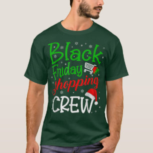 Camiseta Viernes Equipo de Compras ChristmasBlack Shopping