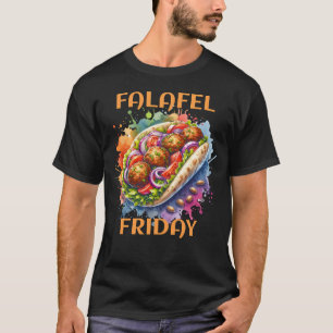 Camiseta Viernes Falafel de color de agua