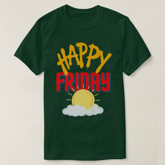 Camiseta Viernes felices (Diseño del anverso)
