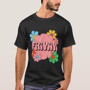 Camiseta Viernes feliz Fri-yay Profesor Escuela Meme _1