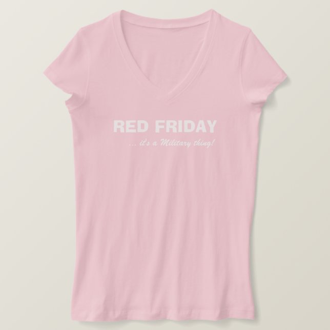 Camiseta Viernes Rojo (Anverso del diseño)