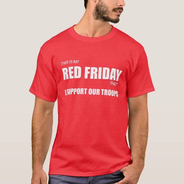Camiseta Viernes rojo (Anverso)
